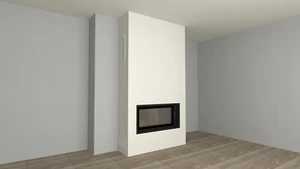 Kamin mit Montage, komplett TPK-16, modern, individuell angepasst - Bild 1 von 6