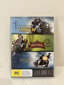 Tintin / The Spiderwick Chronicles / A Series of Unfortunate Events (DVD, 2015) - Picture 1 of 2