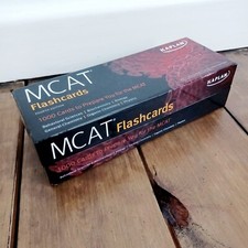 Kaplan mcat Flash Cards Box Medicine Exam Medical School gamsat