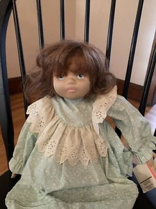 $70Dolls By Pauline 20" Cloth Doll 1984 Auburn  Hair - Picture 1 of 8