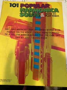 101 POPULAR HARMONICA SOLOS & HOW TO PLAY THEM - Picture 1 of 3