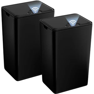 2Pack Bathroom Small Trash Can with Lid, 4 Gallon Touchless Automatic Garbage Ca - Picture 1 of 8