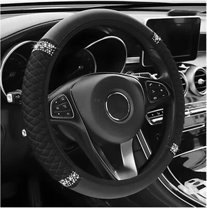 Lenkradbezug Leder Glitzer Auto Lenkradhülle VW, Audi, Mercedes Universal F42 - Bild 1 von 6
