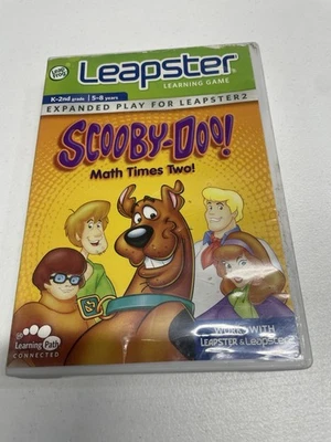 LeapFrog Leapster SCOOBY DOO! Math Times 2! K-2nd Gr. 5-8 Yrs Expanded Play L2 - Image 1 of 4