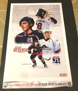 Columbus Blue Jackets Cleveland Monsters Interskate 71 Poster Zach Werenski #8 - Bild 1 von 1