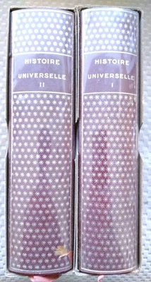 livres anciens Histoire Universelle La Pléiade 2 Volumes 1956 -1957 - Photo 1/4