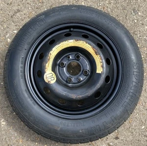 FIAT 500 PANDA FORD KA 09-16 14" SPACE SAVER SPARE WHEEL & 135/80 14 TYRE. #21. - Picture 1 of 2