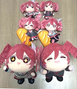 Kasane Teto Plush Toy, Set of 6, Nuipurike Kutenko French Bread with Tags, Japan - Picture 1 of 2
