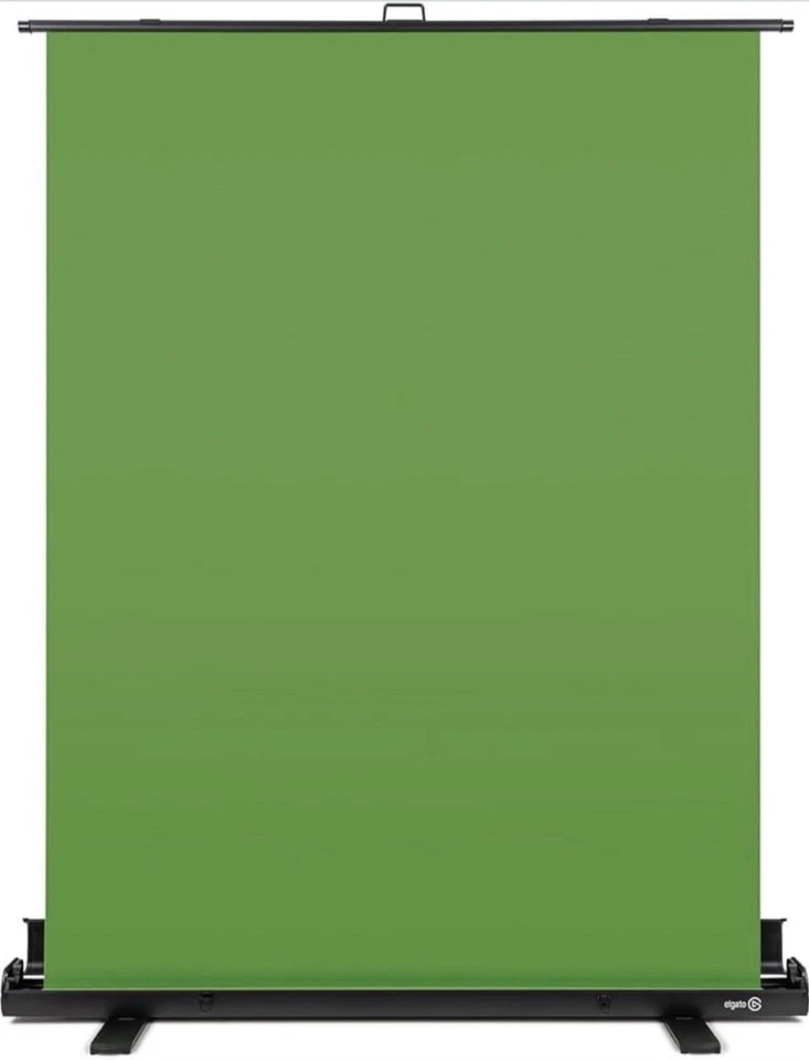 Elgato Green Screen, Retractable,  Chroma Key,  58.27” x 70.87” 20GAF9901 - Image 1 of 2