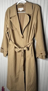 Ava & Viv Trench Coat Donna 1X Giacca Lunga Leggera con Cintura Marrone 100% Riciclato - Foto 1 di 12