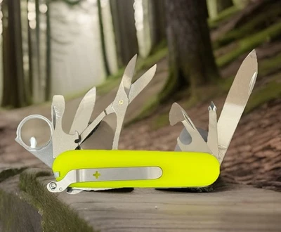 New Victorinox Explorer Custom Stayglow 91mm Swiss Army Knife w/SwissKarry Clip - Image 1 of 4