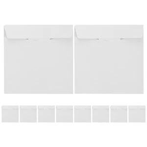 10 Pcs CD Bag Envelopes for Greeting Cardboard Mailer Paper Sleeves - Afbeelding 1 van 12