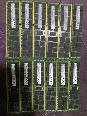 12x 16GB Samsung M393B2G70BH0-YH9 PC3L-10600R 192GB RAM Server Memory Job Lot - Image 1 of 4
