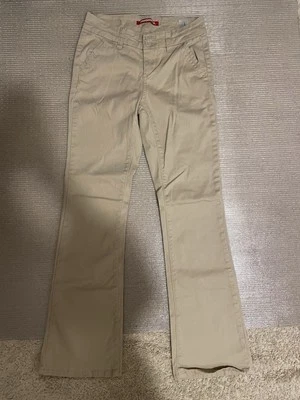 Union Bay Khaki Bootcut/Slightly Flared Pants Junior's Size 1 - Image 1 of 4