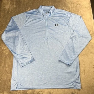 Under Armour UA Tech Vent 1/2 Zip Men’s 3XLT Lightweight Long Sleeve Harbor Blue - Picture 1 of 9