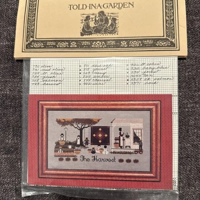 NIP Told In A Garden The Harvest Cross Stitch Chart Pattern - Image 1 of 4