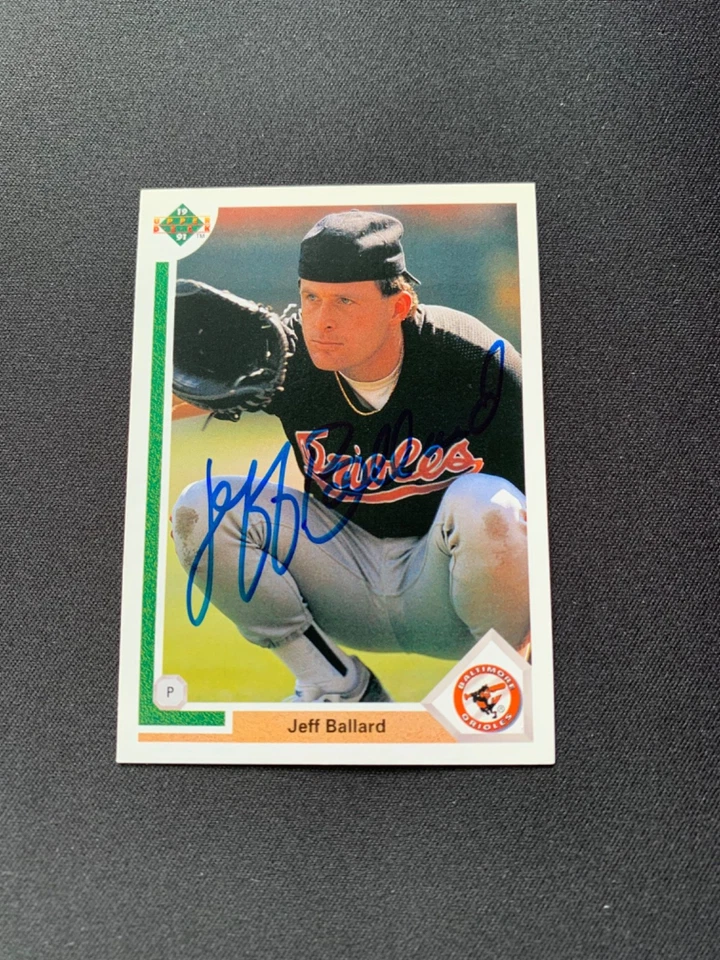 Jeff Ballard Signed 1989 Upper Deck #260 Card Baltimore Orioles Autograph COA - Image 1 of 1