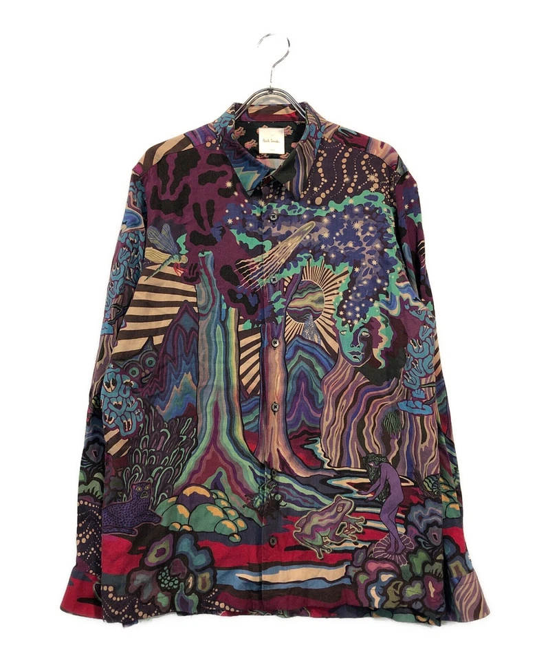 PAUL SMITH Dreamer Camisa Estampado Completo Talla: L Púrpura Hombres 283313 319S Foto 1 de 4