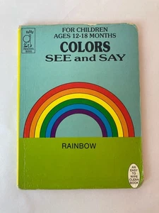 Colors See and Say Tuffy Preschool Book 1986 See Description - Bild 1 von 9