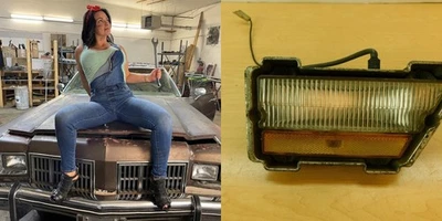 LH CORNERING LAMP / MARKER LIGHT 5950669 1975 1976 OLDSMOBILE 98 75ON1-8P9 - Image 1 of 4