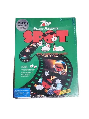 7up Spot The Computer Game PC IBM Tandy 1990 Virgin Mastertronic 5.25 Floppy New - Image 1 of 4
