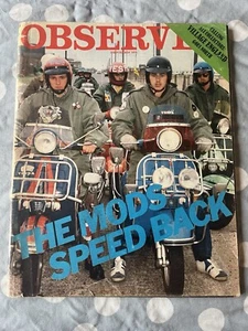 THE MODS SPEED BACK - OBSERVER MAGAZINE - 1979 - RARE MOD REVIVAL !!!!! - Picture 1 of 6