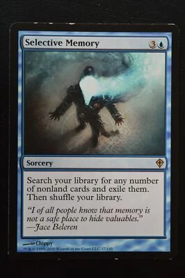 Magic The Gathering MTG SELECTIVE MEMORY Worldwake LP Lightly Played - Image 1 of 2