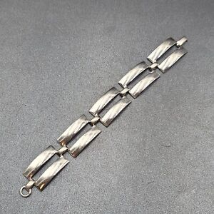 Vintage Danecraft Sterling Silver Link Chain Bracelet 30g
