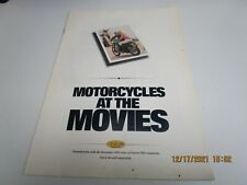 Classic Bike "Motorcycles At The Movies" - Great Photos