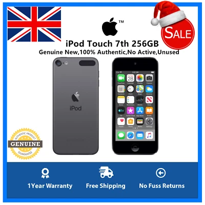 New Apple iPod Touch 7th Generation Touch 256GB Space Grey - 1YEAR WARRANTY - Image 1 of 4