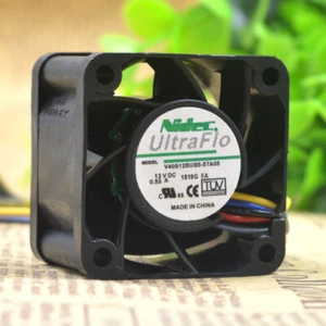 Nidec V40S12BUB5-57A05 4028 4cm 12V 0.53A Chassis Cooling Industrial Fan Quiet - Picture 1 of 5