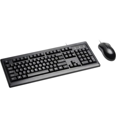 Kensington K72436AM Keyboard & Mouse Desktop Set, Wired USB, Black New - Image 1 of 4