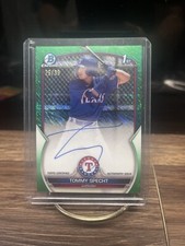 2023 Bowman Chrome Tommy Specht Green Shimmer Auto #26/99 CPA-TS