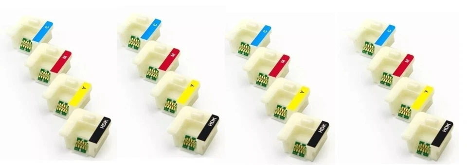 16 x DYE SUBLIMATION INK CHIP FOR  EPSON SureColor F6200 F7200 F9200 F9370 - Image 1 of 1