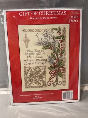 Regalo de Navidad Kit Punto de Cruz Contado 2564K Imaginando Diane Arthurs NUEVO Foto 1 de 4