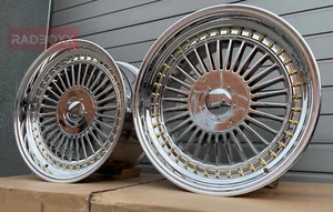 ✅Llantas CROMO CLASSIC 19 PULGADAS (5/112+5/120) BMW E34 E32 E38 + Modelo Alpina - Imagen 1 de 13