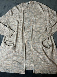 Madewell Women's Marled Summer Ryder Cardigan Sweater Small Multicolor Slouchy - Picture 1 of 12