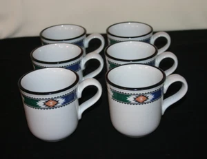 Set 6 tazzine da caffè in gres Noritake 'Kachina 8458' B-157 - Foto 1 di 6