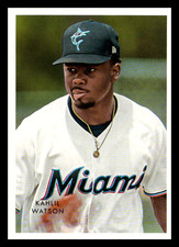 2022 Topps Heritage Minor League 1973 1953 Reprint Kahlil Watson #6 FCL Marlins