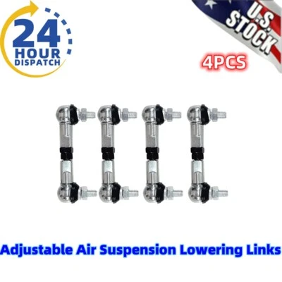 4pcs Air Suspension Adjustable Lowering Links for Porsche Cayenne 3.0L 3.2L 4.8L - Imagem 1 de 4