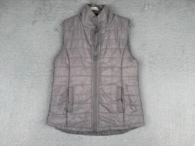 Chaleco Mujer Rue21 Gris Medio Estilo Puffer Cremallera Completa Poliéster Shell Aislado Foto 1 de 4