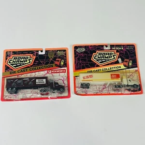 Road Champs DieCast Kenworth Trucks Set Hershey's Kisses & Shurfine Ho scale - Picture 1 of 7
