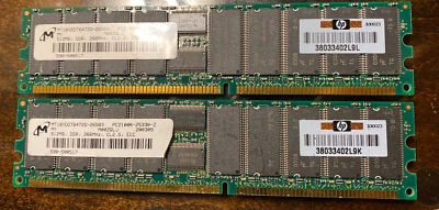Micron 512MB DDR ECC MT18VDDT6472G-265B3 266Mhz Server Memory - Image 1 of 4
