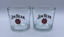 Jim Beam Shot/Scotch Glasses Lot Of 2