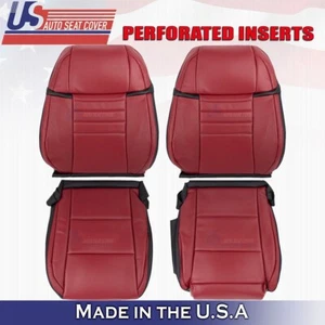 2017 2018 2019 2020 Fit Lexus GS350 F-Sport Set Tops & Bottoms Leather Cover Red - Picture 1 of 19