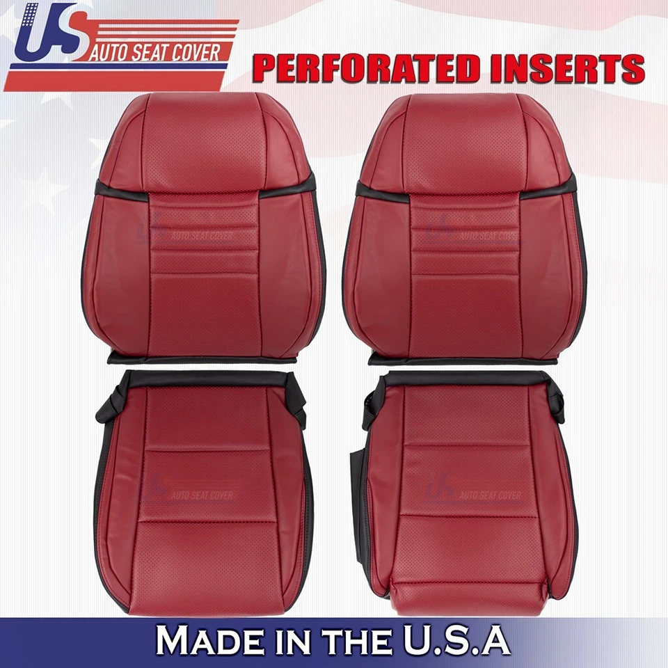 Juego de tapas e inferiores de cuero rojo Fit Lexus GS350 F-Sport 2017 2018 2019 2020 Foto 1 de 4