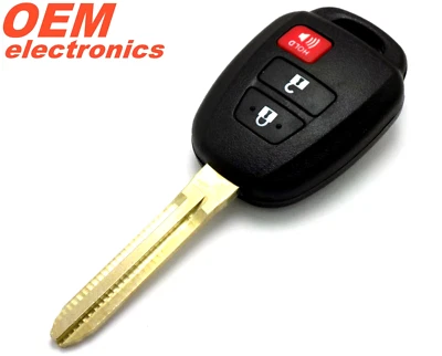 OEM ELECTRONIC 3 BUTTON REMOTE HEAD KEY FOB FOR 2021 2022 TOYOTA TACOMA HYQ12BGG - Image 1 of 4