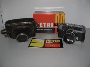 Rare Vintage Petri E.Bn 2.8 35mm Circular Sensor Cell Rangefinder Film Camera - Picture 1 of 11