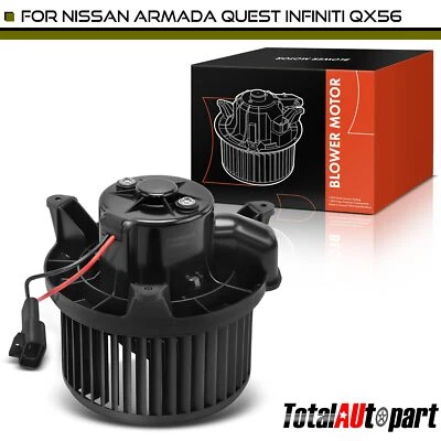 Ventilador de motor soplador de climatización para Infiniti Nissan Armada Pathfinder Armada Quest trasero Foto 1 de 4