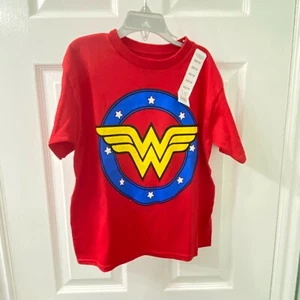 Marvel Wonder Woman Kids T-Shirt Youth XS TP Red Halloween Casual Unisex - Picture 1 of 4